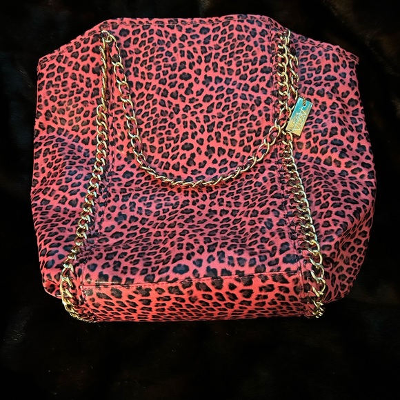 Amrita pink leopard tote - Picture 4 of 5
